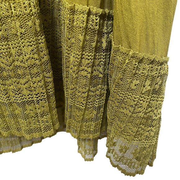 LOGO by Lori Goldstein Womens Top Tunic Tank Plus Size 2X Green Stretch Rayon - Picture 7 of 8